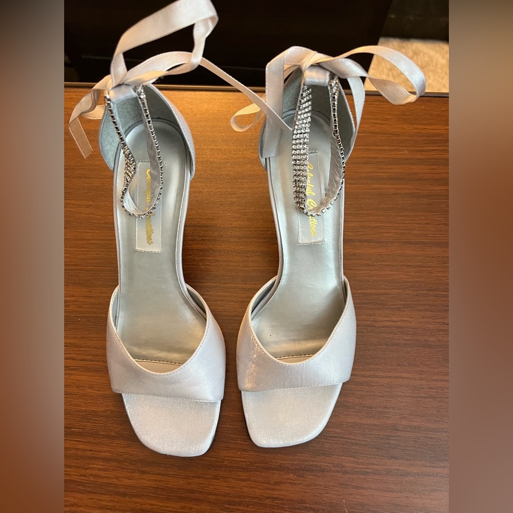 Silver heels